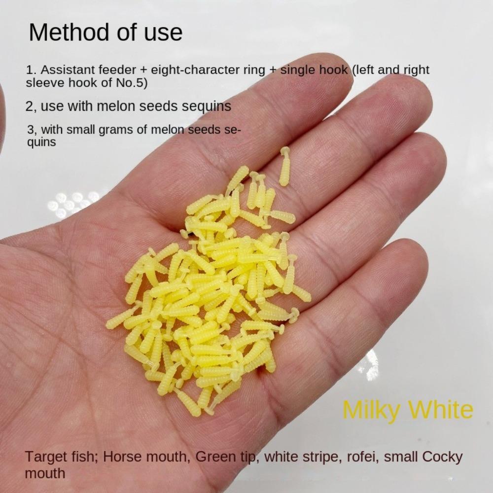 100 ШТ Силиконовые Мягкие Рыболовные Приманки 1 см Плавающие Воблеры Минноу Приманки Воблеры Минноу Зимняя Рыбалка