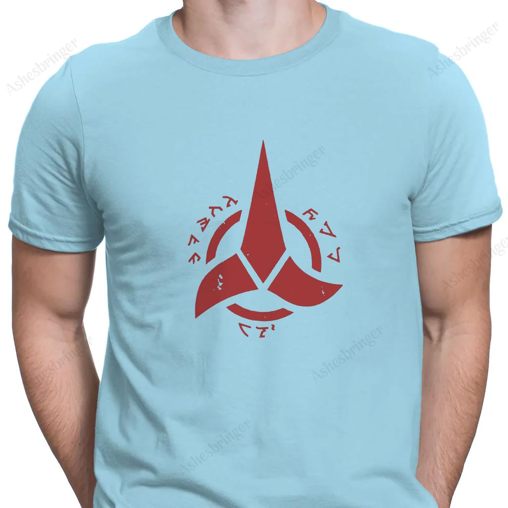 Мужская графическая футболка с круглым вырезом Star Trek Klingon Empire, уличный повседневный стиль, топы для мужчин и женщин