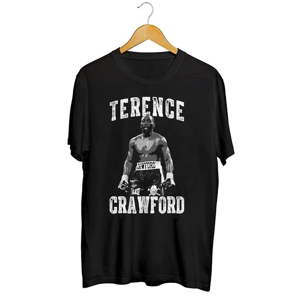 New Popular Terence Crawford Black Cotton T Shirt Full Size S-5XL