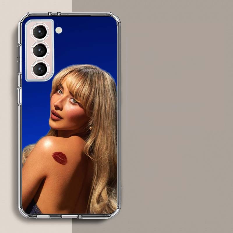 Чехол для телефона Singer S-Sabrina Carpenter для Samsung Galaxy S25 Edge S24 S23 FE S21 S20 S10 Plus S22 S26 Ultra Чехол Прозрачные Чехлы TP