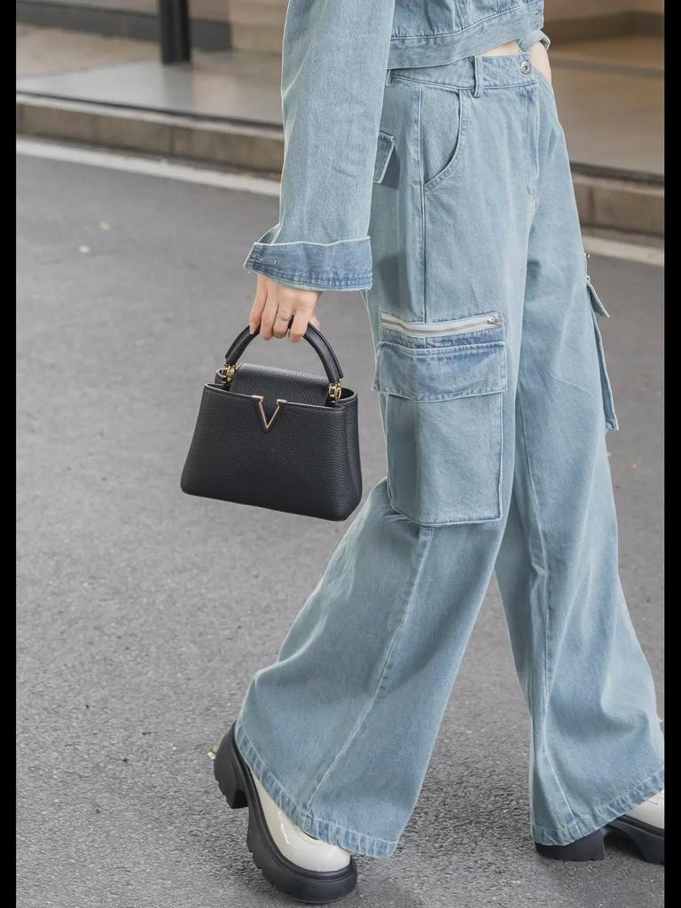 Роскошная сумка из коровьей кожи в форме буквы V - модная женская сумка-тоут и сумка через плечо