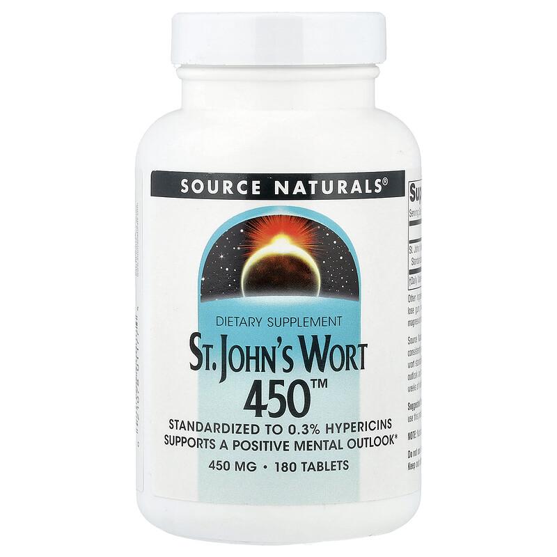 St. John's Wort 450™, 450 mg, 180 Tablets