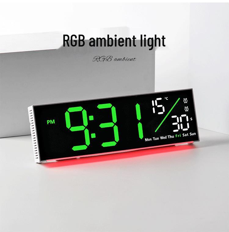 Multifunctional LED Digital Alarm Clock - Stylish Desktop & Living Room Dual Use 5527