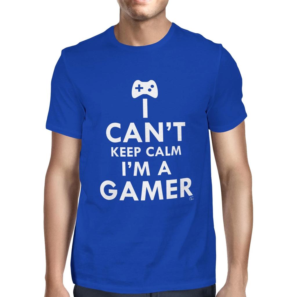 1Tee Mens I can't keep calm I'm a Gamer T-Shirt