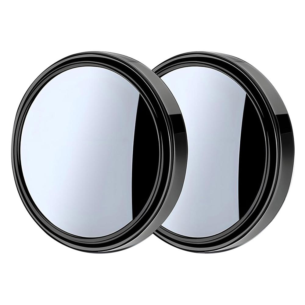2 шт. клейкое зеркало заднего вида для слепых зон на 360 градусов, маленькое круглое зеркало заднего вида