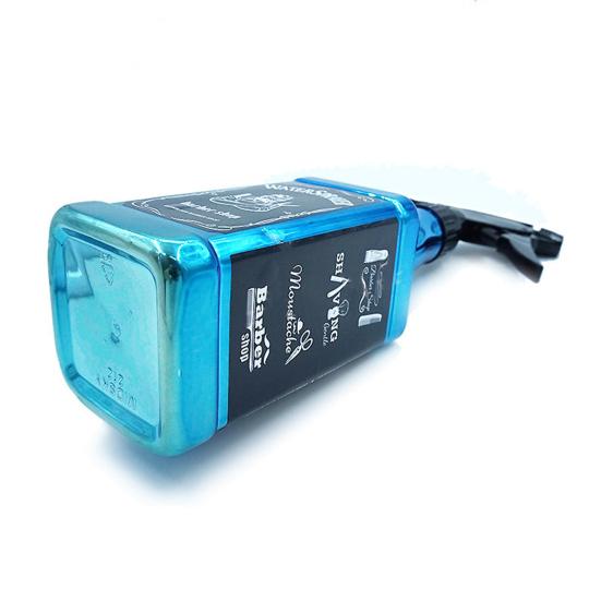 500ml Continuous Spray Bottle Electroplate Professional Accessory PET Meticulous Workmanship Fine Mist Retro Beauty Barber Shop Water