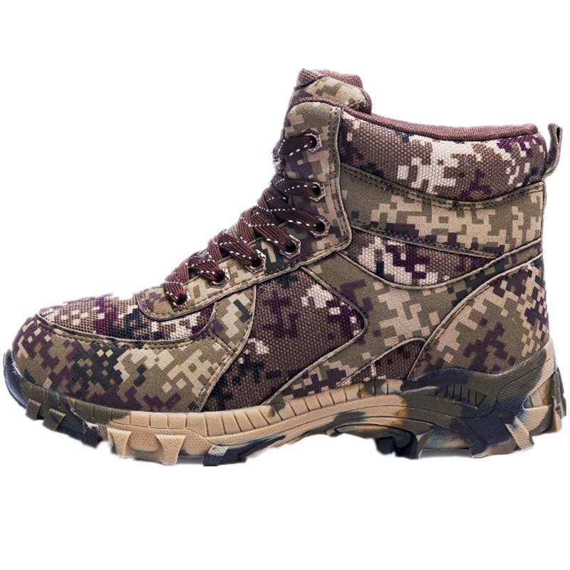 Большие размеры 40-47, новейшие зимние ботинки Holfredterse для мужчин, камуфляжные меховые широкие ботильоны, водонепроницаемая походная обувь для активного отдыха