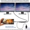 Адаптер USB C-Dual HDMI Hub 4K 4 в 1 для MacBook Dual Screen Display Type C Dock с портами USB