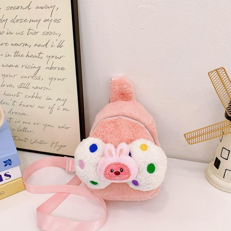 Girls Fashionable Plush Teddy Bear Backpack Lightweight And Breathable For Kids