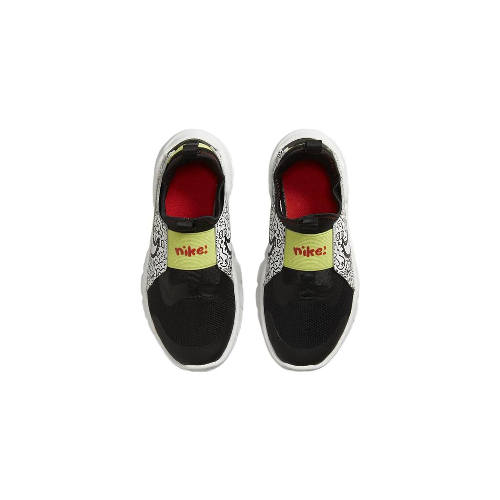 Nike Детские кроссовки Flex Runner 2 JP PS Doodles Black Picante-Red Light-Lemon-Twist DV3100-001