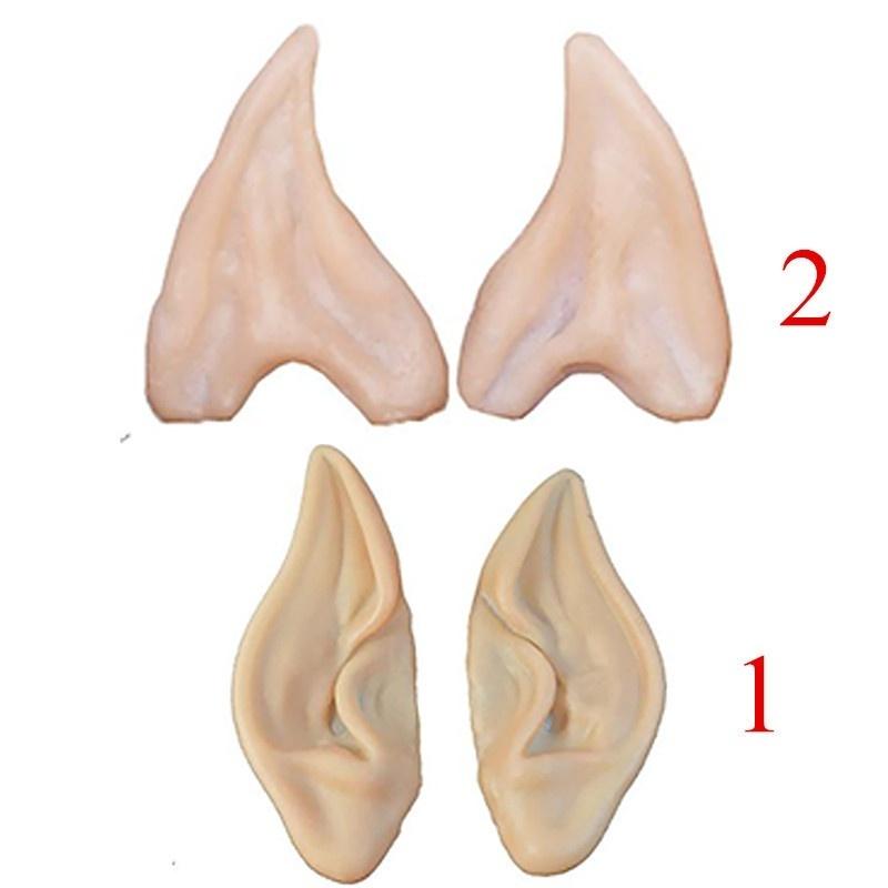 Эльфийские уши, аксессуары для Хэллоуина, латексные мягкие точки, вечерние, сказочный пикси, игровой костюм, реквизит для косплея