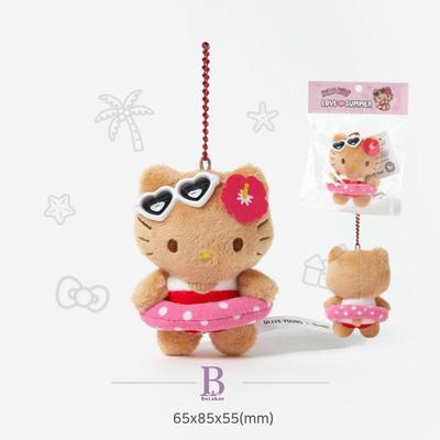Olive Young x Плюшевый брелок Hello Kitty для загара