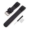 SEIKO Watch Replacement Band Installation Width 18mm 20mm 22mm 24mm Waterproof Rubber Belt for Diving Rubber Strap DAL0BP SKA293J2 SKA291J1 (18mm)