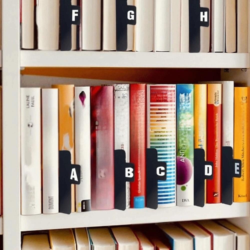 Label Stickers Alphabetical Labeling Bookmarks Alphabet Index Card Bookmarks  Library Bookstores
