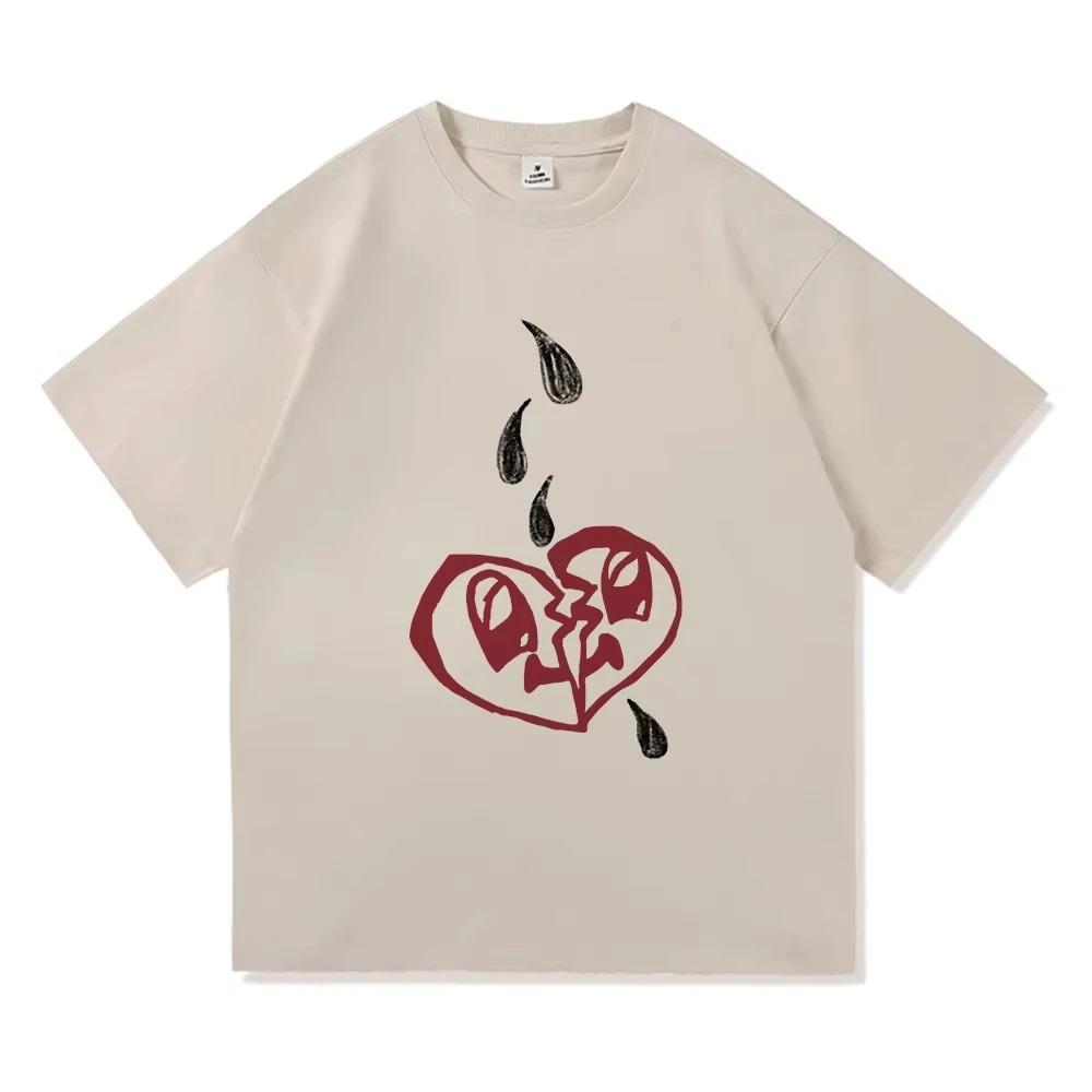 Damiano David Funny Little Fears T Shirt Next Summer 2025 Men Women Clothing Harajuku Clothes High Quality Tops Cotton Tshirts