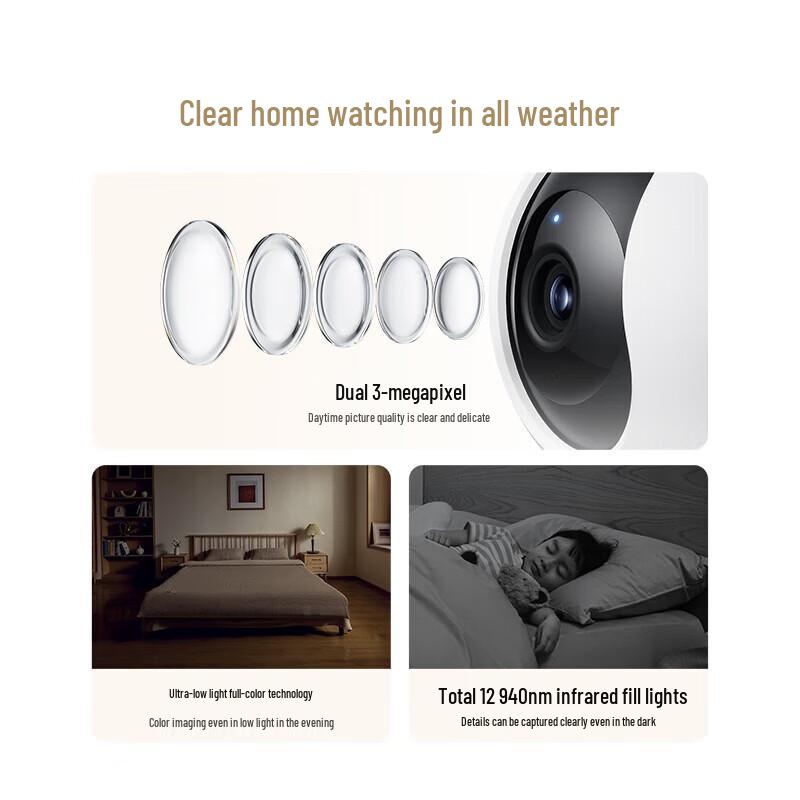 Xiaomi C300 Dual-Lens 360° Smart Indoor Security Camera (CN version)