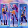 75x25см Kpop Охотники на демонов Подвесная ткань Печатный плакат Руми Мира Зои Картина-свиток Домашний декор