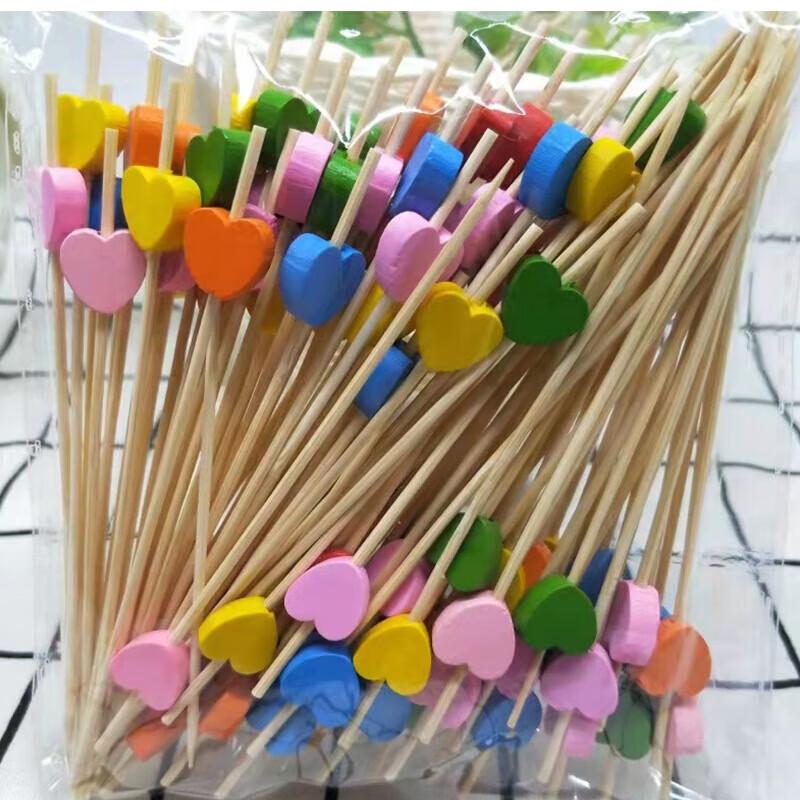 Creative Disposable Bamboo Fruit Picks & Appetizer Skewers