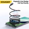Essager USB C-C 100 Вт Магнитный кабель для быстрого зарядного устройства для iPhone 15 65 Вт Тип C-C Провод для зарядки данных для ноутбука Samsung