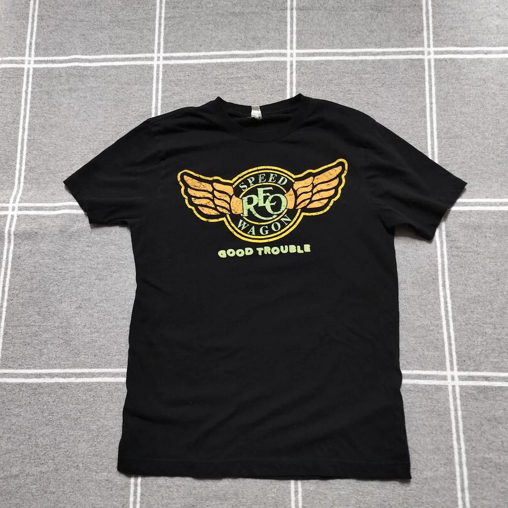 New REO SPEEDWAGON BAnd Good Trouble Shirt Unisex Concert S5XL TR817 Unisex T-Shirt