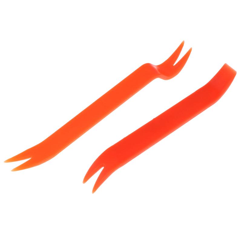 Set 5 Door Panel Car Trim Removal Tool Kit Clip Plastic Fastener Remover