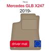 Driver Velour Floor Mat For: Mercedes Glb X247 Suv (2019-)