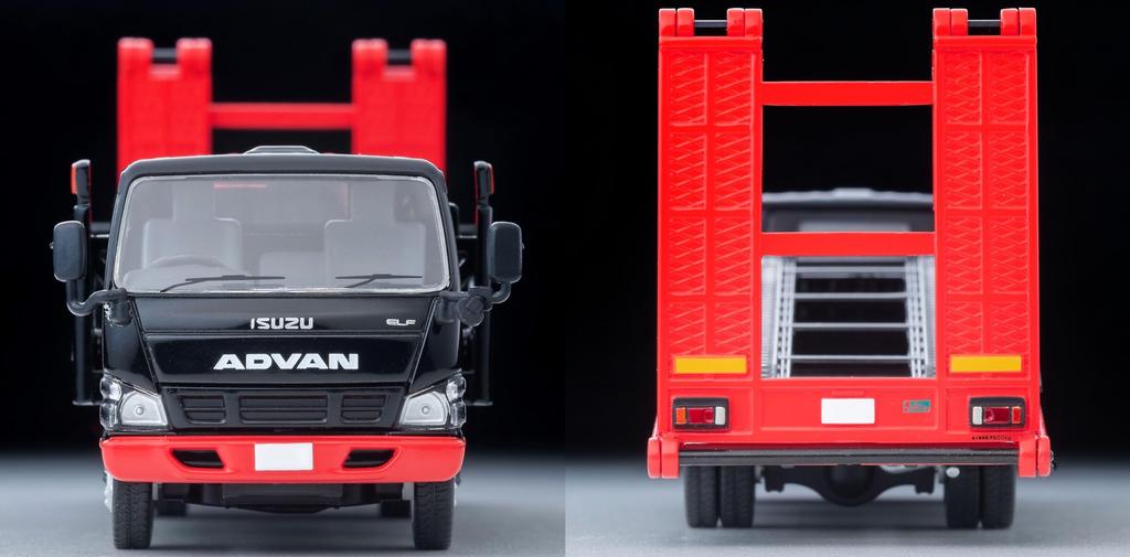 TOMYTEC Tomica Limited Vintage Neo 1/64 LV-N191b Isuzu Elf Hanamidai Automobile Safety Loader Big Wide ADVAN Finished Product