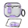 with Keychain Earphone Case Transparent Clear Shell for AirPods Pro 3 Headphone Accessories