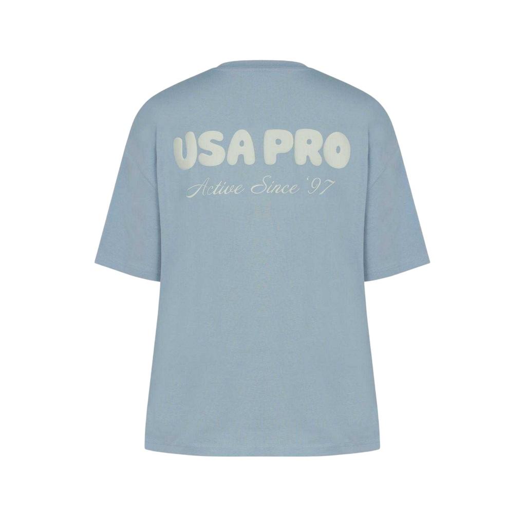 USA Pro Womens/Ladies Back Print Oversized T-Shirt