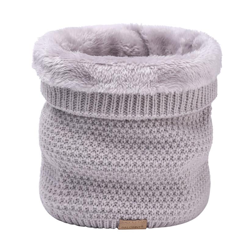 Autumn/Winter Knitted Fleece-Lined Neck Warmer