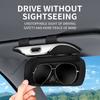 Car Visor Glasses Case ABS Flocking Sunglasses Holder Organizer Clip for Kia Sportage Sorento K5 K3 Seltos Rio Carnival Ceed etc