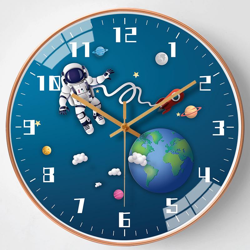 8-дюймовые 20-сантиметровые ультра-тихие настенные часы для гостиной, креативные мультяшные часы, простые домашние настенные часы для спальни