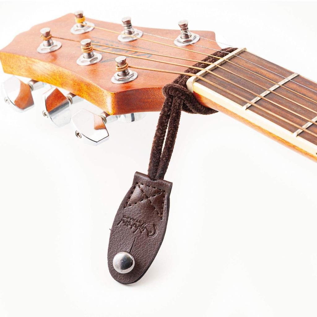 STRAPS Acoustic Guitar Neck Strap LINK PRO Brown RightOn!