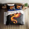 Angry Phenix Dragon Duvet Cover Set King Queen Double Full Twin Single Size Bed Linen Set
