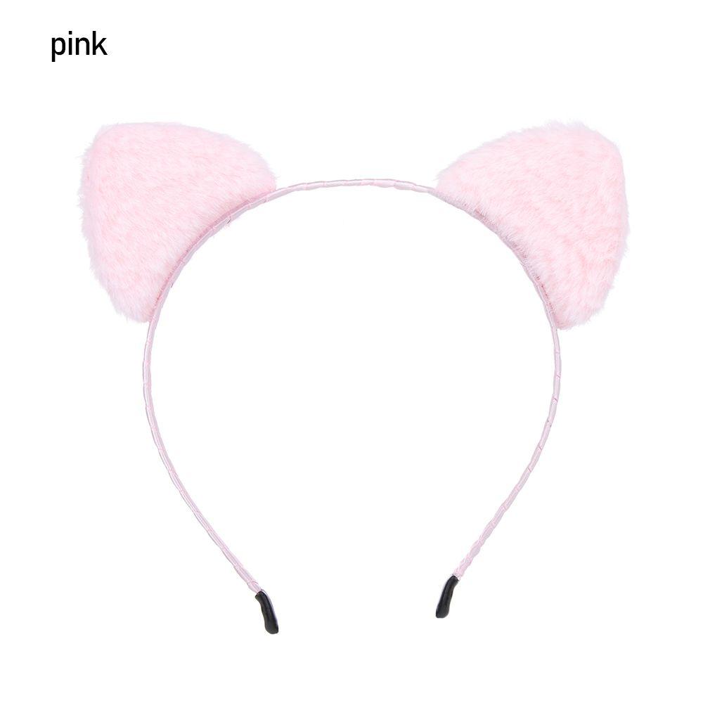 Cosplay Night Party Bar Plush Cute Face Wash Hair Band Cat Ears Headband Hair Accessories Hair Hoop