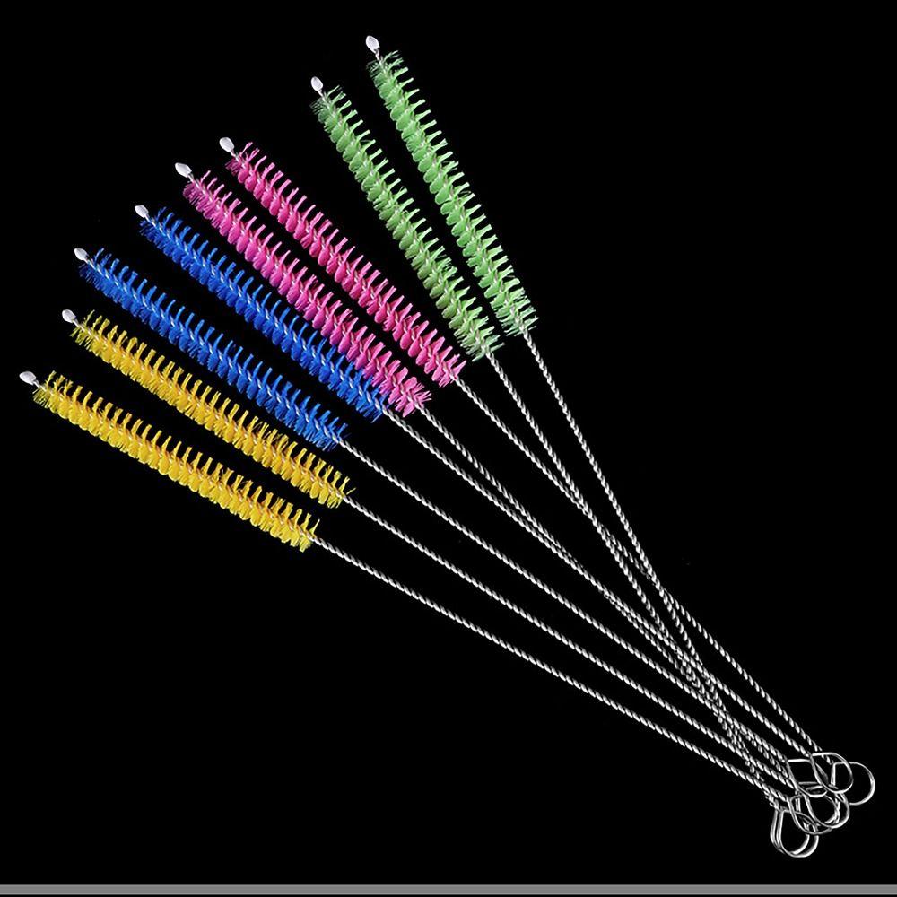 Bottle Accessory Straw Cleaning Brush Nylon Slot Brush Useful Straw Cleaners for Office Kitchen