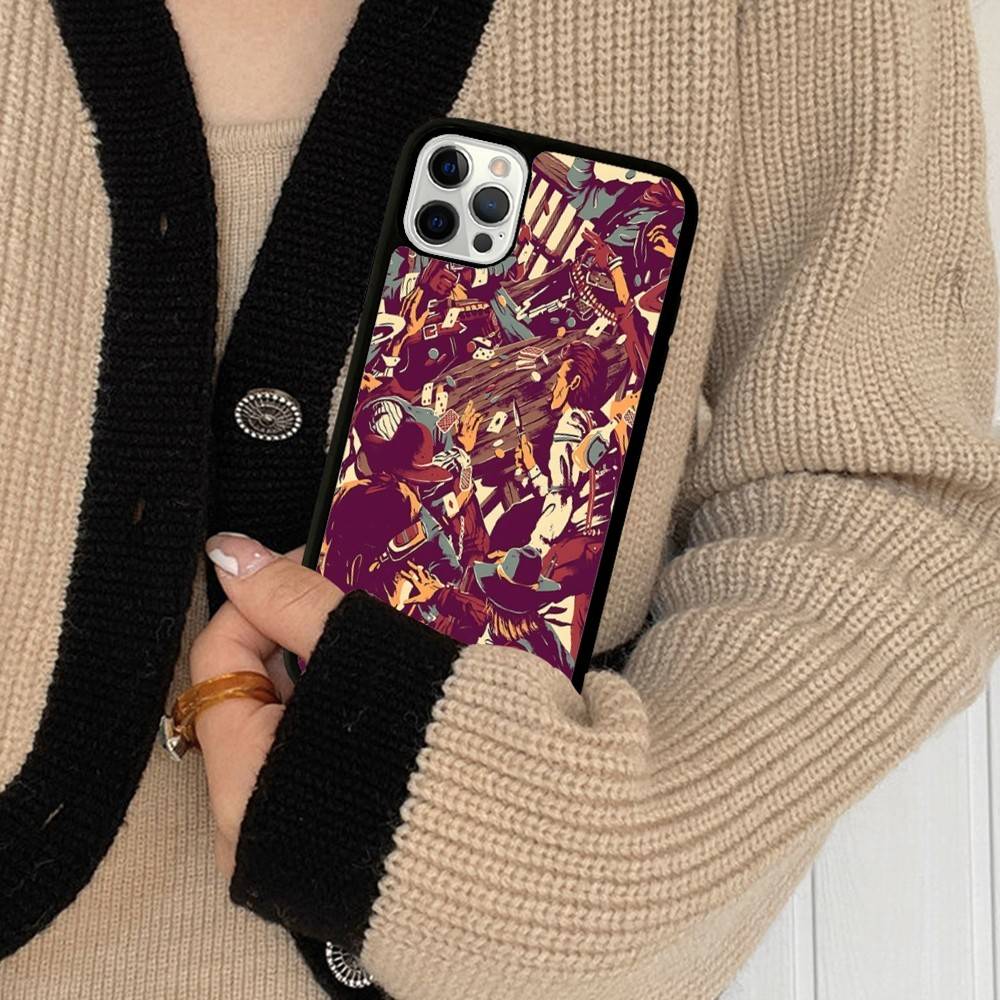 Чехол для телефона Red Dead R-Redemption Для IPhone 17 16 Pro Max Air 13 12 Mini 14 15 Plus 11 PC+TPU Задняя крышка