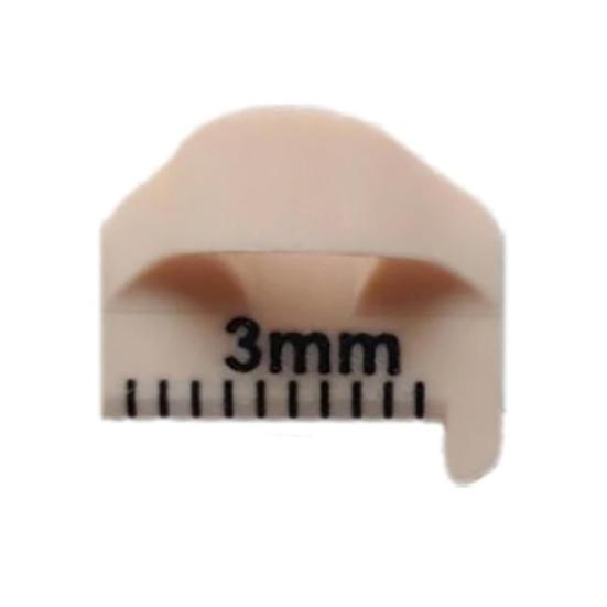 2/3/4MM Sewing Template Finger Ruler DIY Sewing Craft Projects Patchwork 3D Printed Sewing Stencil Tools with Precise Scale Sewing Enthusiasts Gift