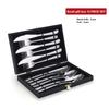 High Grade Steak Knife, Fork and Plate Set Household Tableware Set with Box Cutlery 304 Stainless Steel Spoon Knife and Fork Set