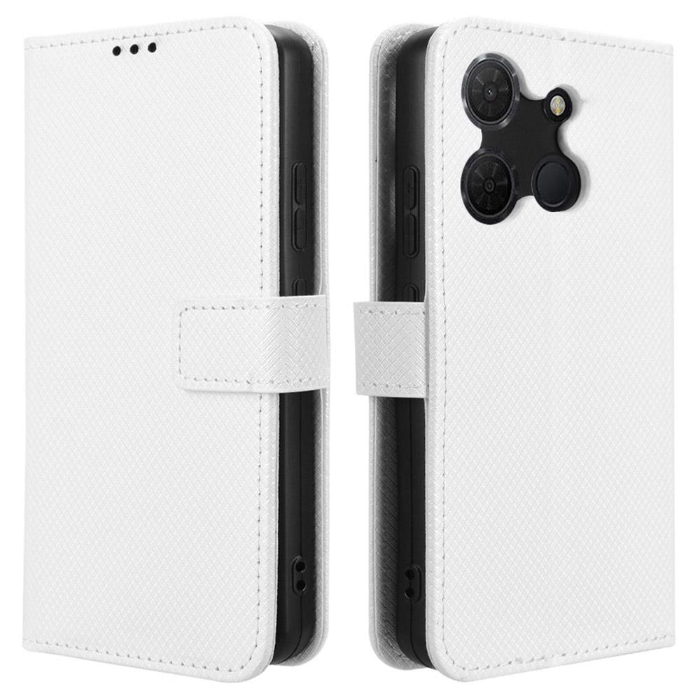 Для TCL 503 Чехол из ПУ кожи с ромбовидной текстурой, кошелек, чехол для телефона