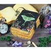 Luna Moth Leather Book of Shadows: Handmade Witchcraft Grimoire
