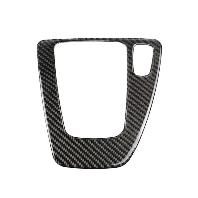 Стайлинг автомобиля из настоящего углеродного волокна, панель управления переключением передач, наклейка, накладка для BMW 3 серии E90 E92 e93 2005-2009 2010 2011