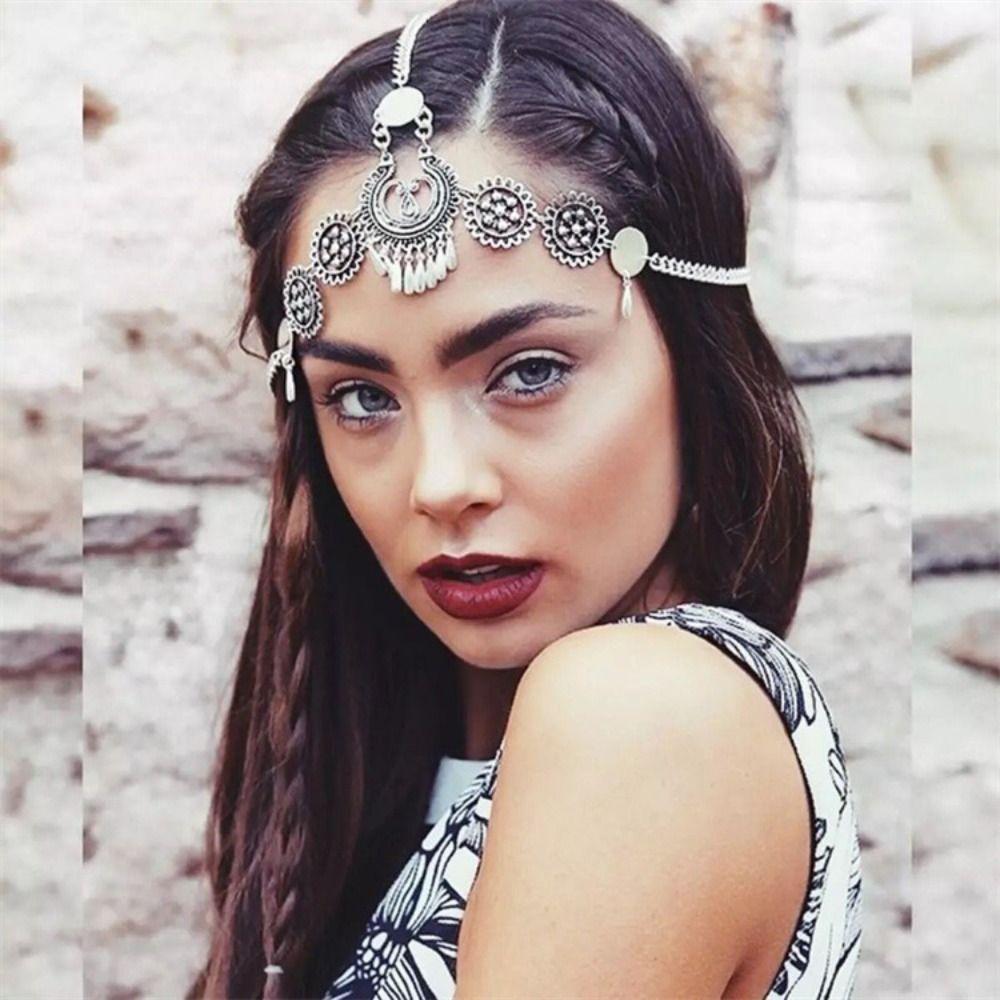 Hair Decoration Hair Jewelry Forehead Boho Headband Retro Bohemian Head Chain Wedding