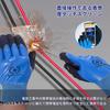 Kumomi 1000V Electrically Rubber Gloves for Safe and a Wide Range of Use from Electrical Work to DIY Blue Electrician's Gloves, Insulated, Non-Slip,