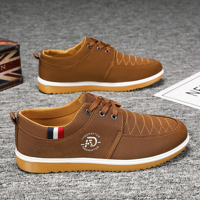 [30-дневные хиты продаж 1642 штуки] Новые старые пекинские тканевые туфли мужские на шнуровке рабочие дышащие и универсальные повседневные туфли