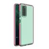Sleek Color-Frame Gel Case for Samsung Galaxy A72 4G - Dark Pink