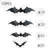 Halloween Bats Decorations Outdoor Indoor 3D Bat Stickers Horror Gothic Theme Paint-Safe Adhesive Waterproof Decals