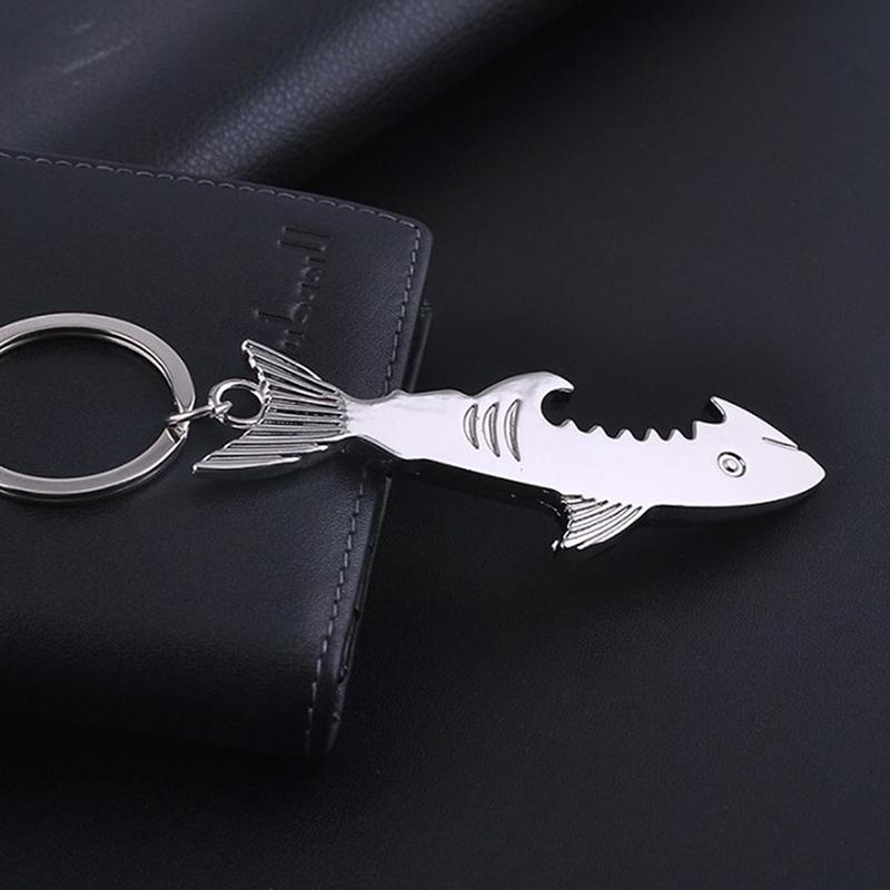 Акула брелок открывалка для бутылок рыбы открывалка для бутылок пива брелок подвески для ключей сумки ключи от машины аксессуары брелок ювелирные изделия подарки