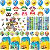 Party Favors,100pcs Party Favors Packs - Masks Kids Party Boxes Badge Wristband Masks & Balloons Sticker Etc Themed Party Favors for Kids