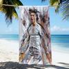 3D Печать Футбольная Звезда C-CR7s Мягкое Печатное Полотенце Фланелевое Полотенце Быстросохнущее Двустороннее Детское Большое Полотенце для Ванны Бассейна Пляжа